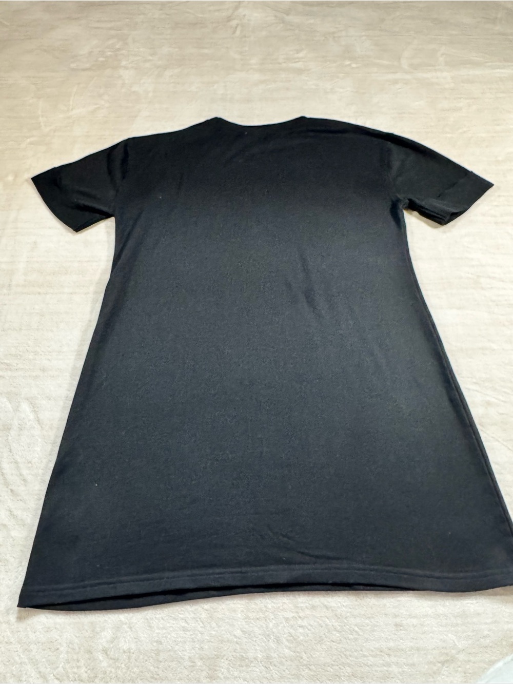 Everyday Black Short-Sleeve Mini Dress - Picture 11 of 13